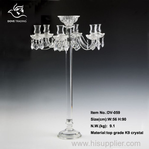 crystal candelabra for wedding wedding centrpiece DV-059