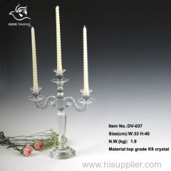 crystal candlestick for home decoration for wedding DV-037