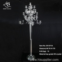 big size crystal candelabra candelabrum for wedding DV-011A