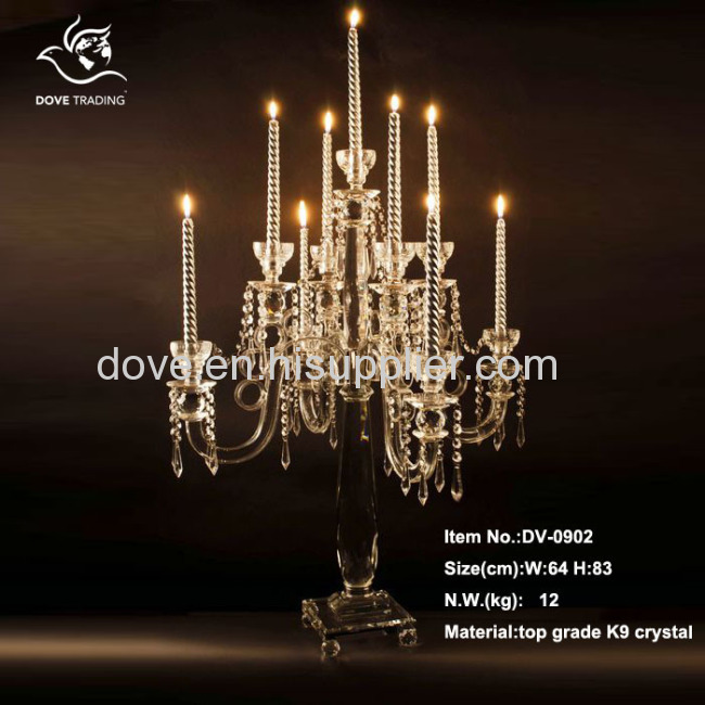 crystal candelabra for wedding DV-0902