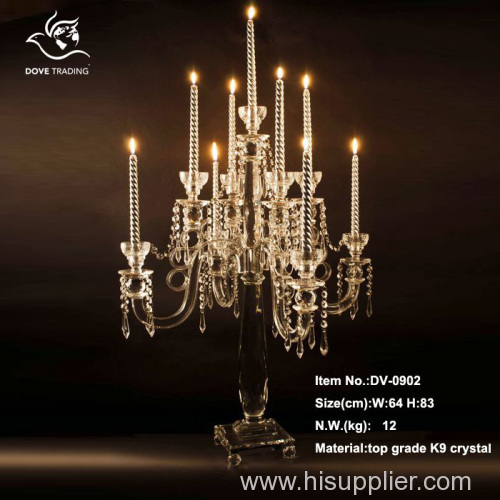 crystal candelabra for wedding DV-0902