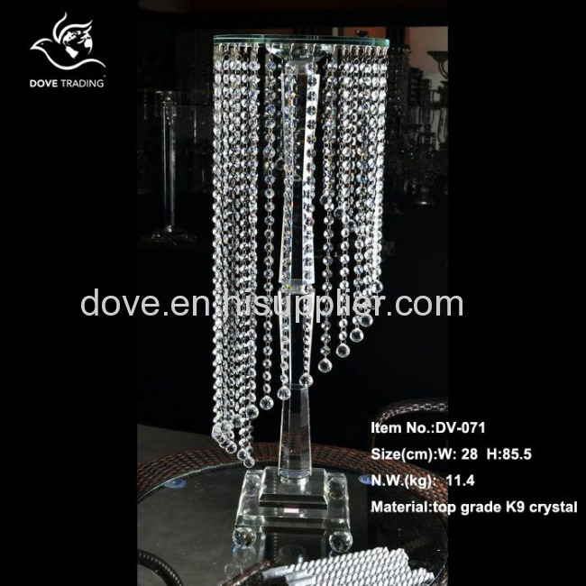 crystal flower holder for wedding for home decoration DV-F001