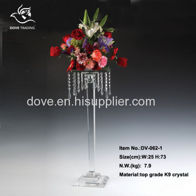 crystal flower stand for wedding for home decoration DV-062-1