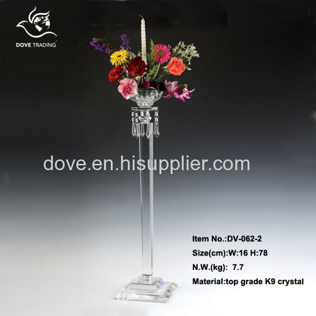 crystal flower stand for wedding for home decoration DV-062-1