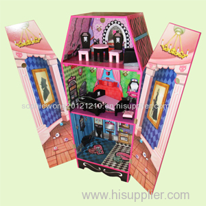 Wooden Coffin Dollhouse/Wooden children furniture/ Promotional toys/China Dolls Houses/Dolls House Accessories Suppliers
