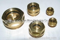 Brass Oil sight glass indicator