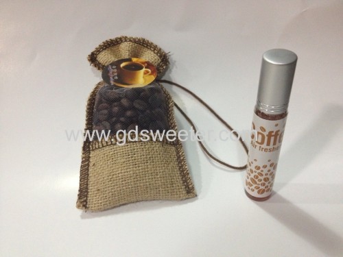 HAZELNUT NATURAL COFFEE BEAN HANGING AIR FRESHENER