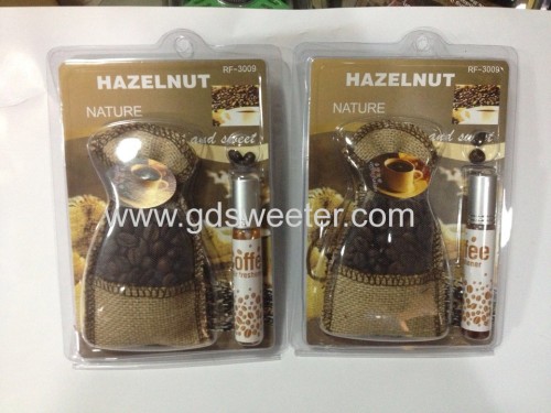 HAZELNUT NATURAL COFFEE BEAN HANGING AIR FRESHENER