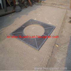 corrosion resistant square cast iron tree grating