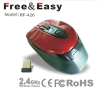 RF-426 portable 2.4Ghz wireless driver usb optical mouse