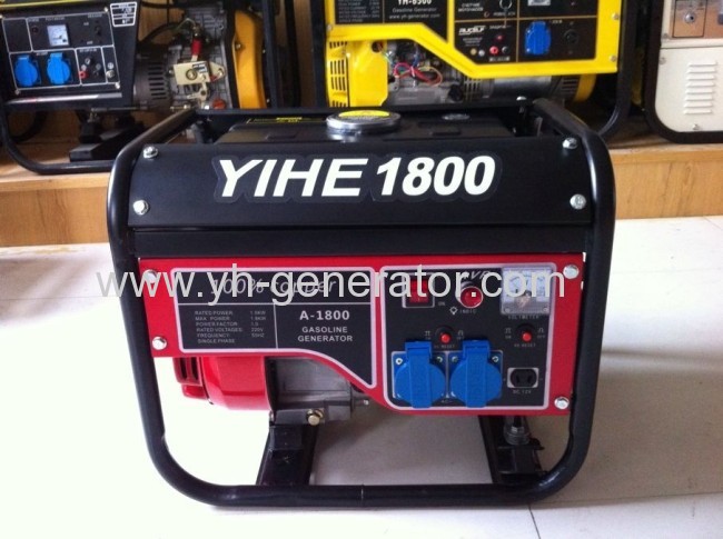 1KW 1-cylinder 4-stroke 3600rpm 100% copper gasoline generator