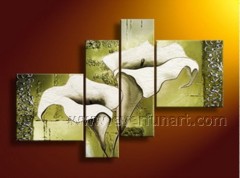 100% Handmade Floral Art Canvas Oil Painting (FL4-121)