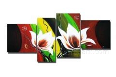 100% Handmade Floral Art Canvas Oil Painting (FL4-121)