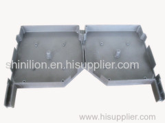 Roller shutter side plate, roller shutter parts, end cover for rolling shutter