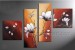 Modern Canvas Floral Art Home Decoration Oil Painting (FL4-114)