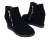 2013 winter lady slipsole nubuck leather ankle boots