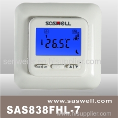 digital floor heating room thermostat for heating cable