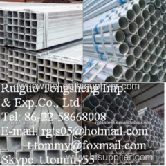 Steel tube, galvanized tube, iron tube, galvanized steel tube