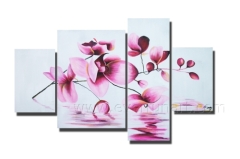 Modern Wall Decoration Flower Oil Painting (FL4-153)