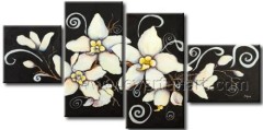 Modern Wall Decoration Flower Oil Painting (FL4-153)