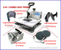 Combo 6 in 1 Heat Transfer Machine