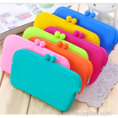 Bluk fruit color novelty girls silicone purse