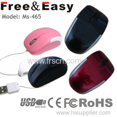 wire mini optical mouse