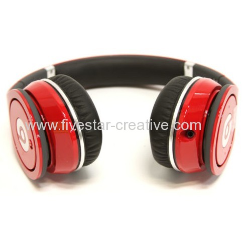 2013 Beats by Dre Studio High Definition Noise-Canceling Headphones Red