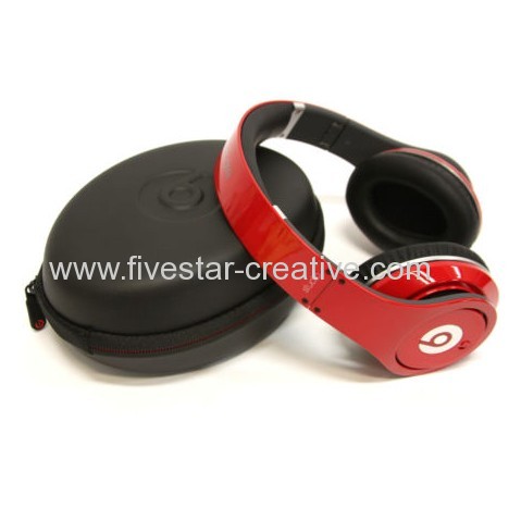 2013 Beats by Dre Studio High Definition Noise-Canceling Headphones Red