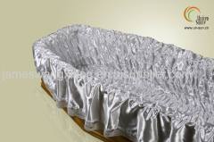 coffin lining,coffin interior,funeral suppliers,funeral textile