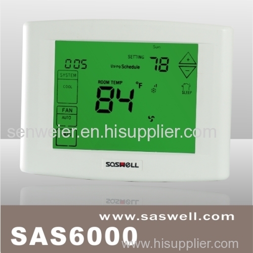 touch screen heating programmable thermostat