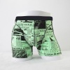 Newspaper Green Boxer Shorts