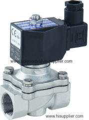 2 way SUS304 water gas air vacuum direct acting Pneumatic solenoid valves