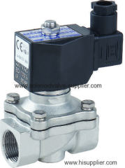 2W-25 water brass solenoid valve G1''