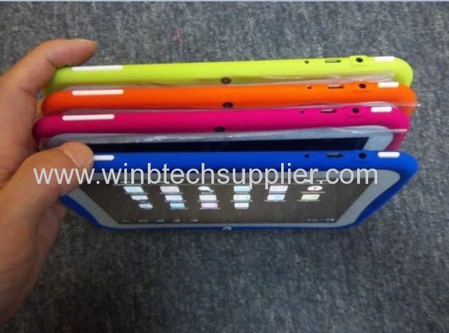 7inch kids tablets Rockchip 3028 dual core Cortex A9 1024x600 pink yellow blue green child tablet pc