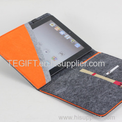 Felt bag Felt IPad Sleeve IPad Case IPad Bag IPad Holder Wallet Handmade Personalized Customized Snap Button