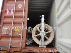 Transmission Line Stringing Blocks for Four Bundled Conductors