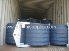 Transmission Line Stringing Blocks for Four Bundled Conductors