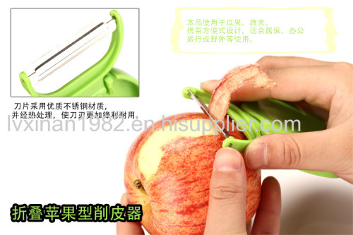compact foldable apple shaped apple peeler fruit corer 15g