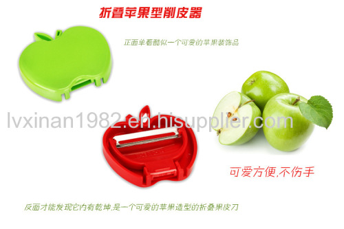 compact foldable apple shaped apple peeler fruit corer 15g