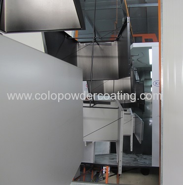 complete automatic powder coating line