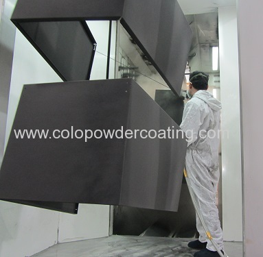 complete automatic powder coating line