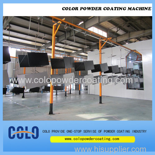 big capacity high quality automatic powder coating production line