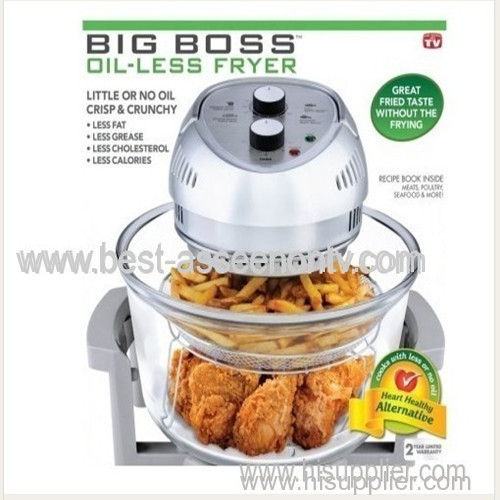 Big Boss 1300 Watt Oil Less Fryer 16 Quart Big Boss Rapid Wave