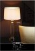 Modern Decoration Clear Glass fabric shade Table Lamps lights