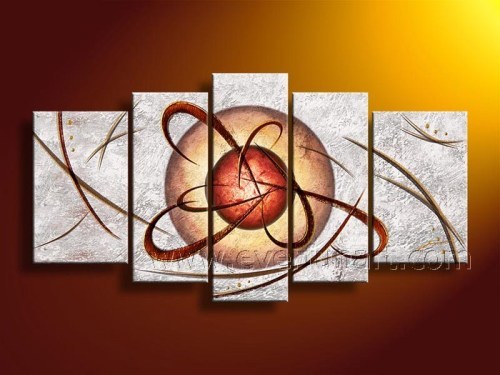 100% Hand-painted Modern Canvas Art Oil Painting Home Decoration (XD5-079)