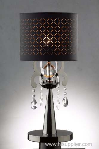 Modern decorative Crystal Stainless Shade Table Lamp lights lighting fixtures