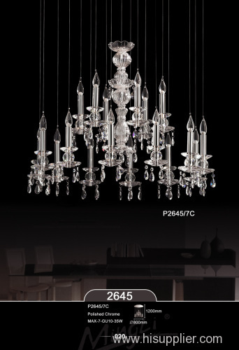 High quality K9 Clear Crystal Decorative Chandelier Romantic Candle Pendant lights hanging lighting