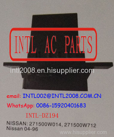 Heater Resistor Rheostat BLOWER RESISTOR Motor fan resistor NISSAN Patrol Pathfinder 271500W014 271500W712 27150-0W014