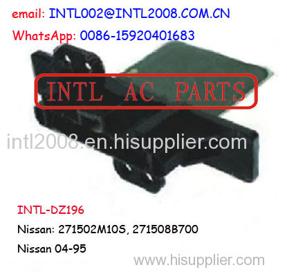 Air Heater Resistor Rheostat HEATER BLOWER RESISTOR Motor fan resistor for Nissan 271502M10S 271508B700